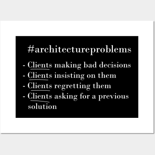 Architecture problems Posters and Art